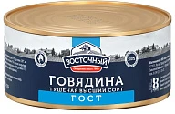 Говядина тушеная высший сорт 325 г Восточный